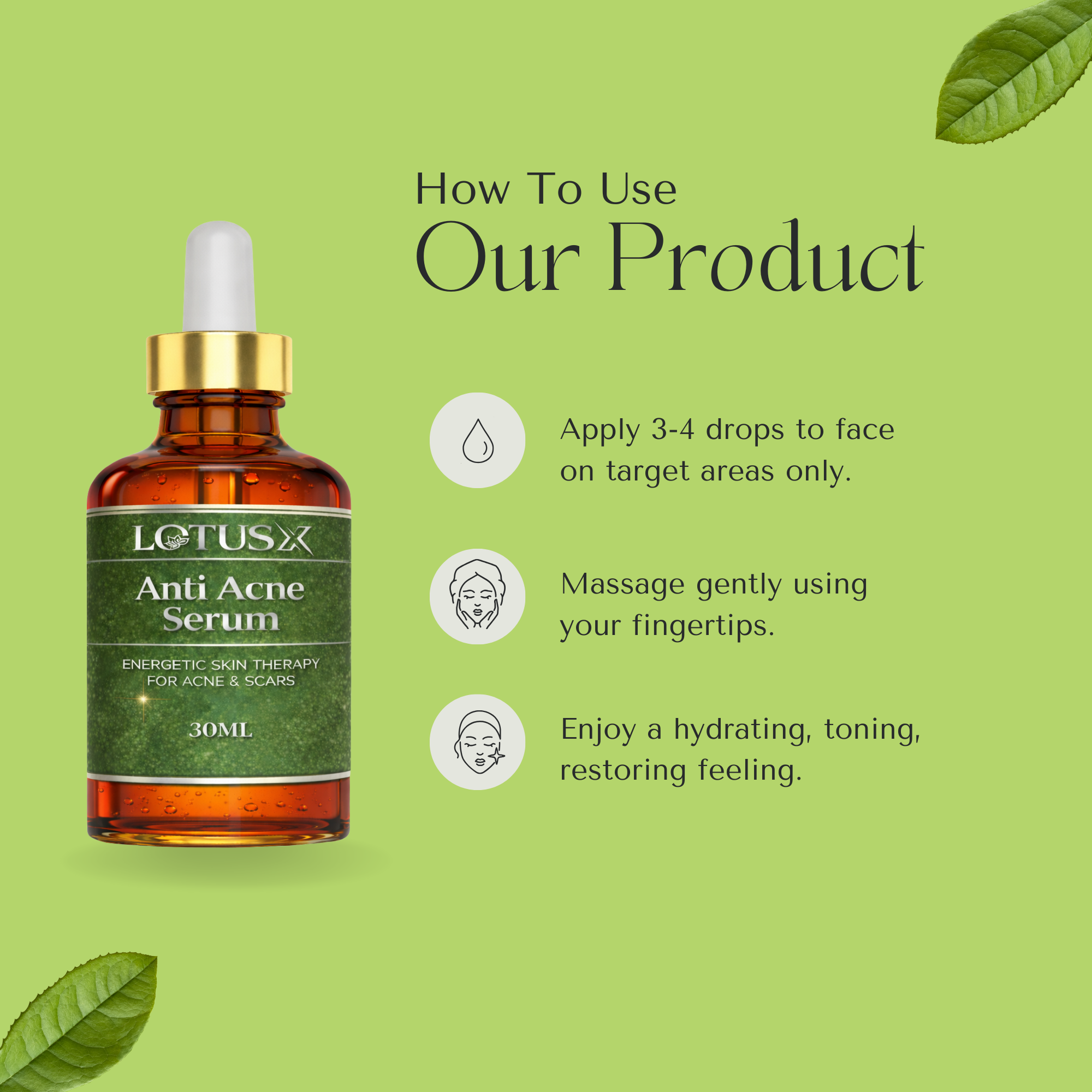 Pimples & Acne Removing Serum - 30ml - Image 4